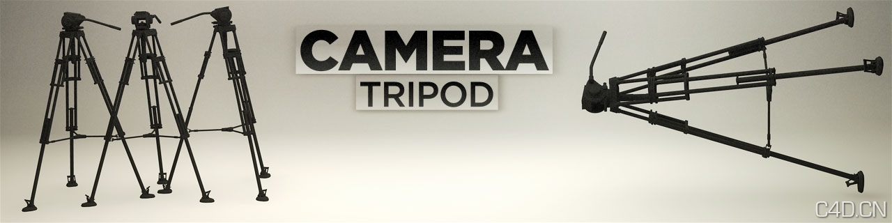 《C4D影视制作工具模型包》The Pixel Lab – Video Production Pack - C4D之家 - Tripod.jpg