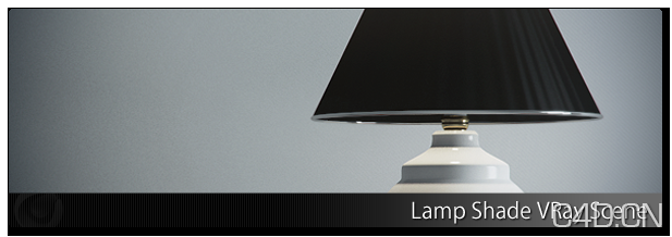 C4D台灯模型：Lamp Shade Vray Scene for cinema 4d - C4D之家 - LampShade-e1375271629206.png