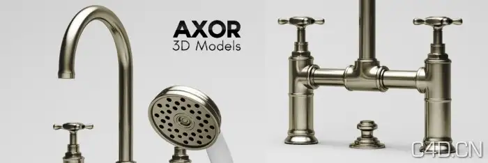 C4D水龙头模型合集 - C4D之家 - AXOR-700x234.jpeg