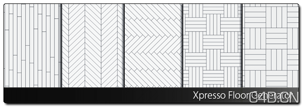 C4D木地板生成插件：Xpresso floor generator - C4D之家 - xpresso-floor-generator.png