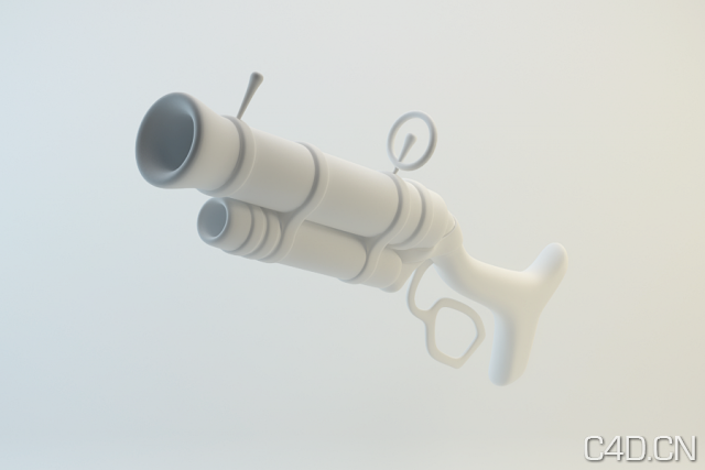 DOTA游戏手枪：DOTA 2 Snipers Rifle Gun - C4D之家 - rend1.png