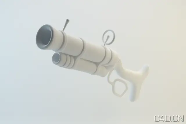 DOTA游戏手枪：DOTA 2 Snipers Rifle Gun - C4D之家 - rend1.png