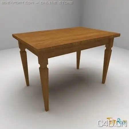 方桌3D模型：Kitchen table - C4D之家 - tbl022_m0000.jpeg