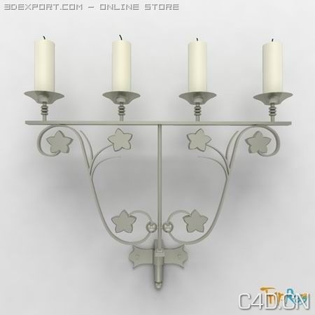 烛灯3D模型：Candlestick - C4D之家 - lmp050_m0000.jpeg