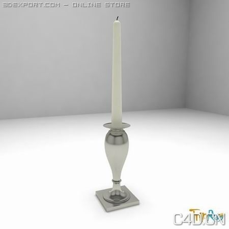 烛台3D模型：Candlestick - C4D之家 - lmp049_m0000.jpeg