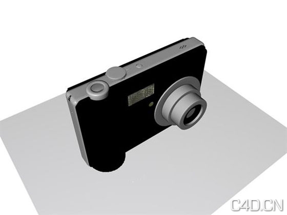 三星数码相机（卡片机）3D模型：C4D free Digital Camera 3D Model - C4D之家 - digital-camera-3d-model.jpeg
