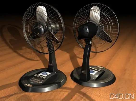 电扇3D模型：Cinema 4D Vendilator - C4D之家 - vendilator-3d-models.jpeg