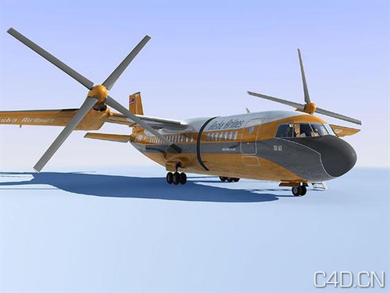 飞机/客机3D模型：aircraft 3d model Karem TR-53 download - C4D之家 - aircraft-3d-model-Karem-TR-53-2.jpeg
