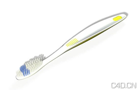 牙刷3D模型：Toothbrush 3dmodels - C4D之家 - Toothbrush-3d.jpeg