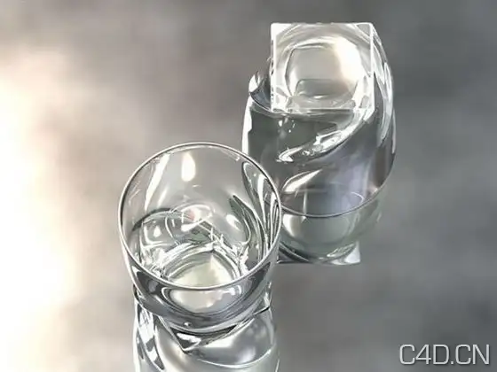 玻璃杯（水杯）3D模型：Cinema 4D Glass 3D Model - C4D之家 - glass-3d-model.jpeg
