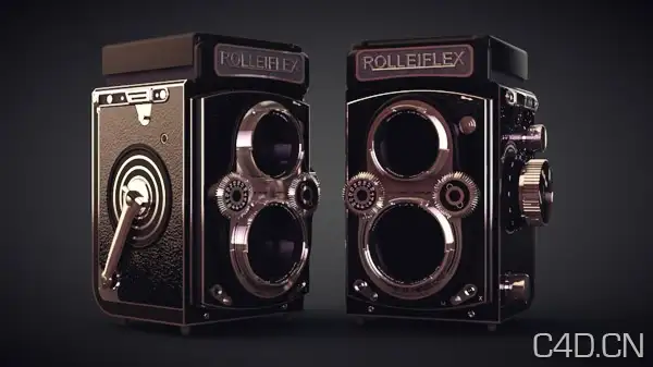 C4D模型集合：Free C4D Model Pack - C4D之家 - rolleiflex2.jpeg