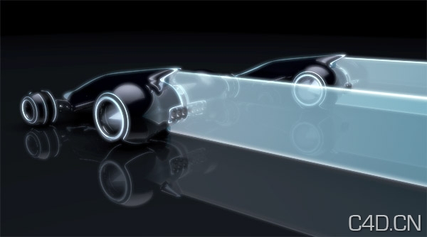 C4D模型集合：Free C4D Model Pack - C4D之家 - TronCar.jpeg