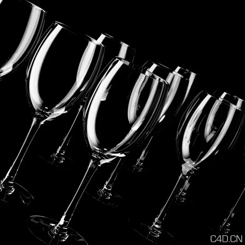 酒杯（红酒杯）Wine Glasses VRAY - C4D之家 - wine-glasses.jpeg