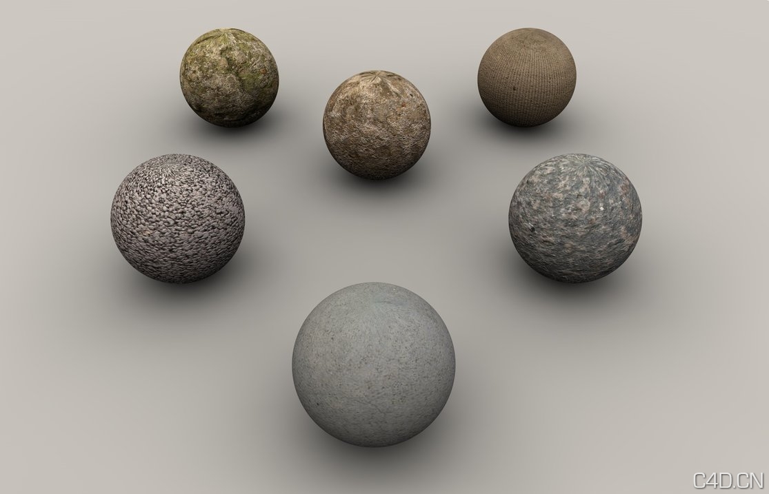 C4D石头材质：Concreted - C4D之家 - Concreted_by_Neon_Monkey.jpg