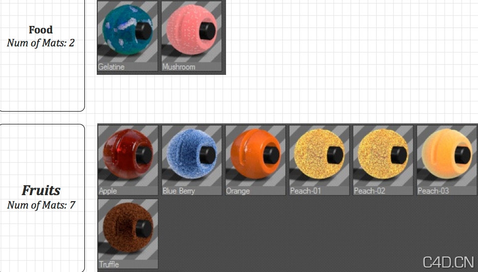 163个C4D常用材质合集：C4D Standard Materials Library (163 Materials) - C4D之家 - Snip20130805_11.jpg