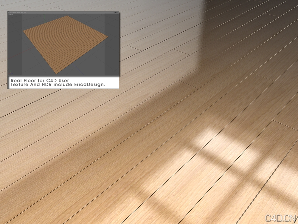 木地板C4D材质：Floor C4D free - C4D之家 - Real_Floor_C4D_free_by_djeric.jpg