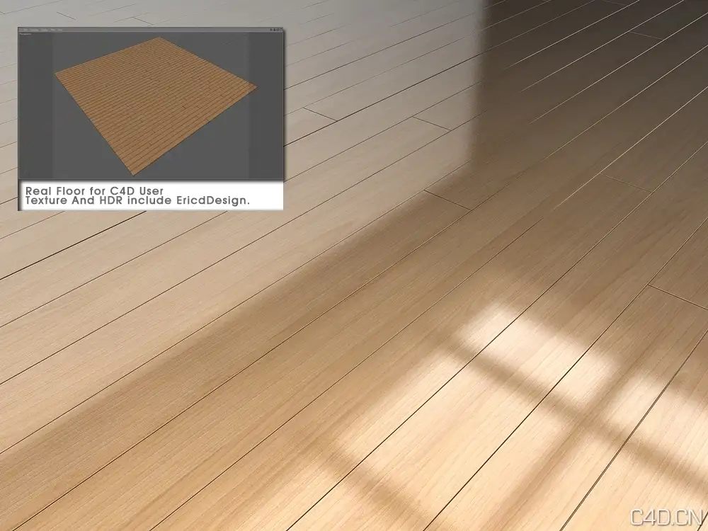 木地板C4D材质：Floor C4D free - C4D之家 - Real_Floor_C4D_free_by_djeric.jpg