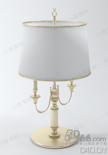 欧式台灯3d模型 Table lamp - C4D之家 - 40105-130P1210H2.jpg
