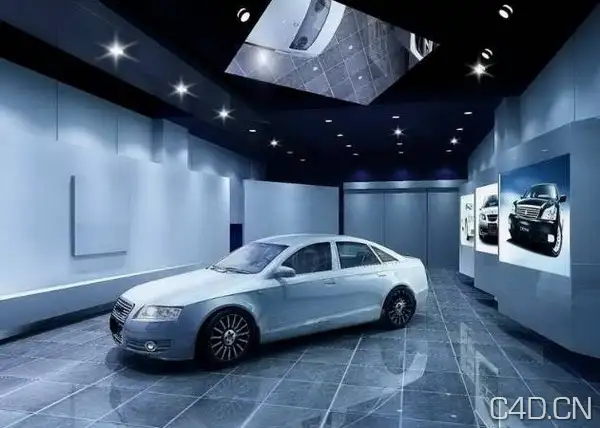 汽车展厅3d模型：Car Showrooms