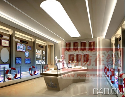 南海舰队某部荣誉室 - C4D之家 - 223e187e3df15291faeff4a677ee5b200.jpg