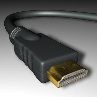 USB接口线3D模型 USB interface cable - C4D之家 - HDMI01.jpg
