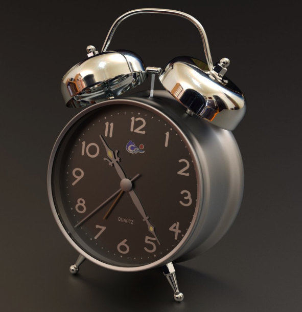 闹钟3D模型 Alarm Clock - C4D之家 - Snip20130814_2.png