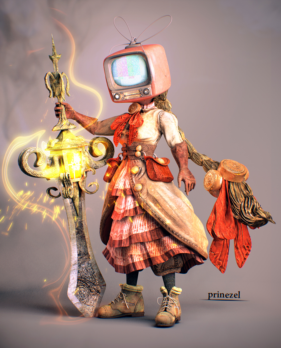 游戏女孩形象：Prinezel - C4D之家 - prinezel_by_kaichooo-d5tgpay.jpg