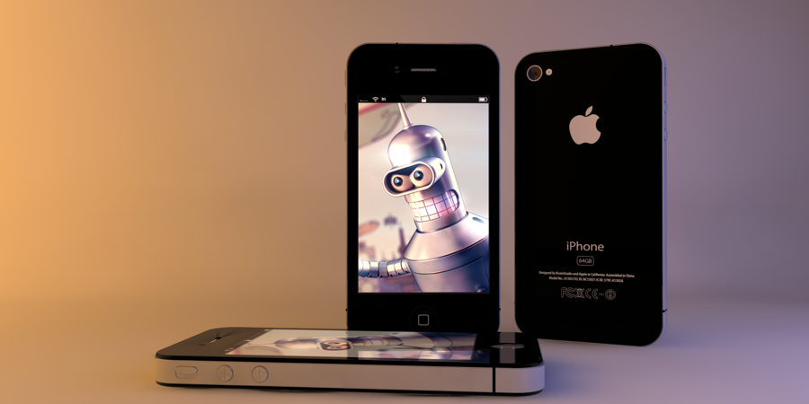苹果iphone 4 3D模型： iPhone 4 Model - C4D之家 - Free_iPhone_4_Model_by_Brain_Studio.png