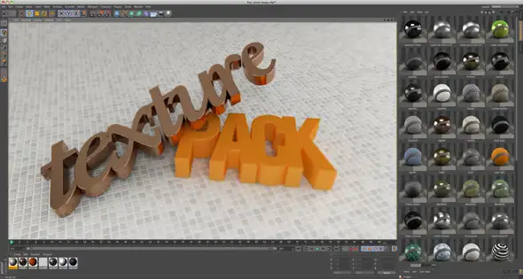 C4D VR贴图库下载 - VRay Texture Pack for Cinema 4D - C4D之家 - texture-pack-layout.jpg