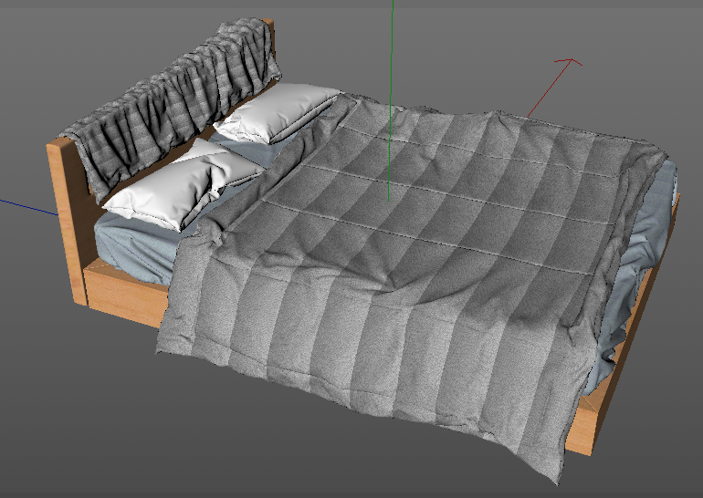C4D双人床模型（vray渲染） - C4D之家 - Snip20130815_13.png