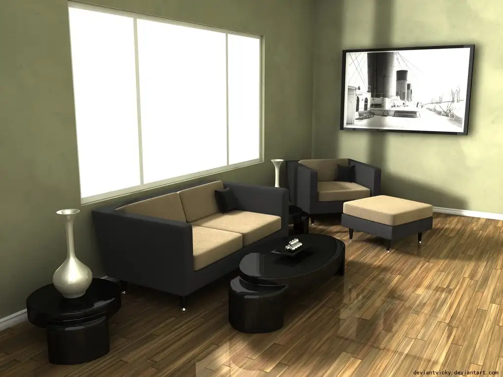 靠近阳台的客厅渲染 - C4D之家 - sunlit_room_final_by_deviantvicky-d3ky0cw.jpg