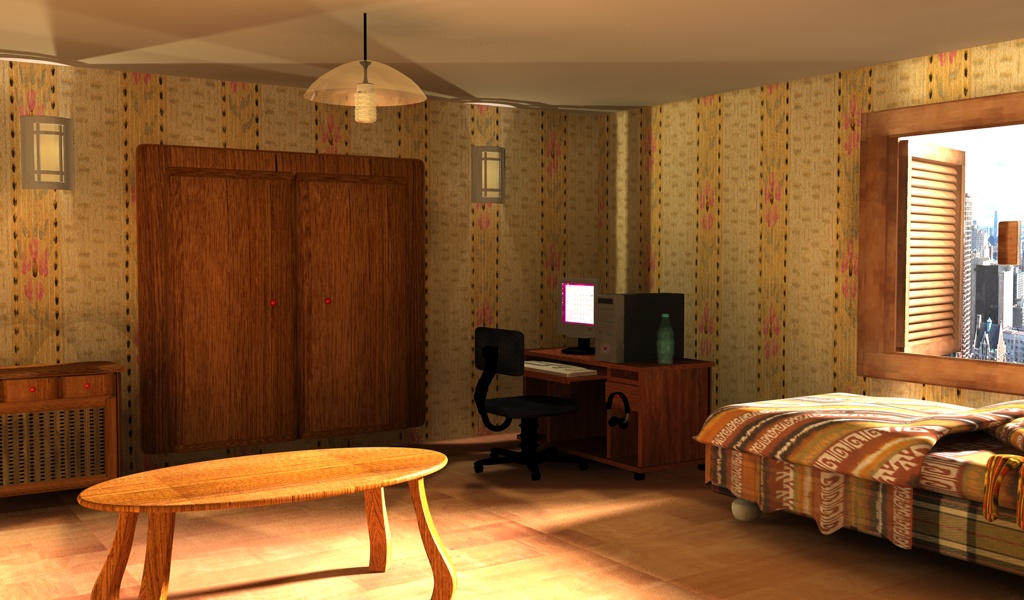 我的房间C4D渲染