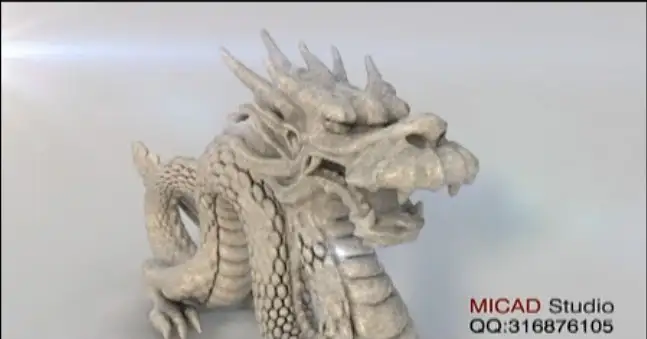 C4D碎片汇聚动画 - C4D之家 - dragon.jpg
