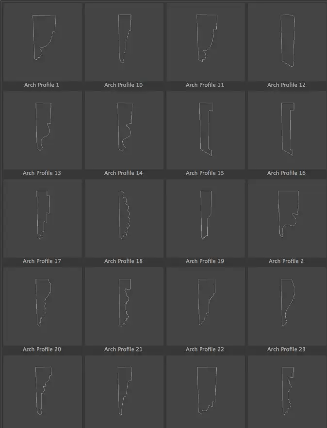 lib4d预设：角线剖面预设（182个角线预置文件） - C4D之家 - Snip20130821_1.png