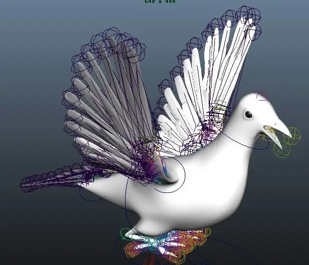 鸽子3D模型 maya动物模型(带骨骼) - C4D之家 - Snip20130822_3.png