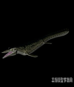 恐龙3D模型：沧龙（Mosasaur） - C4D之家 - 20121009100041451.jpg
