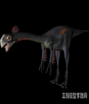 恐龙3D模型：巨盗龙（Gigantoraptor） - C4D之家 - 20121009094419838.jpg