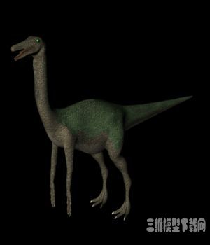 恐龙3D模型：似鸡龙（Gallimimus） - C4D之家 - 20121009093209569.jpg