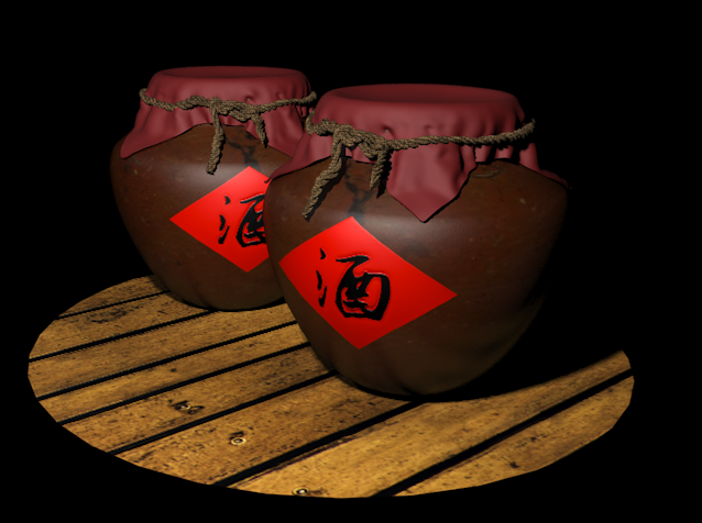 酒坛3D模型 Jars 3D models