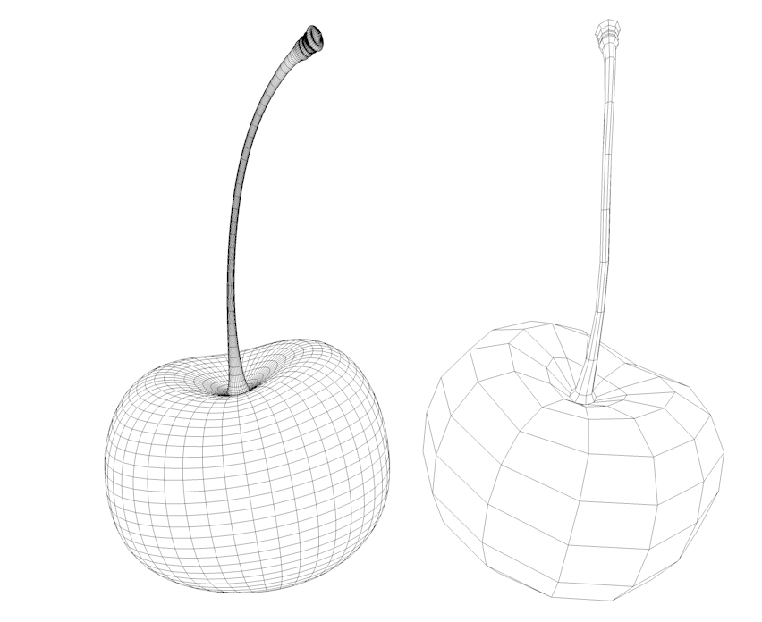 樱桃C4D模型 Cherries - C4D之家 - Cherries-UV.png