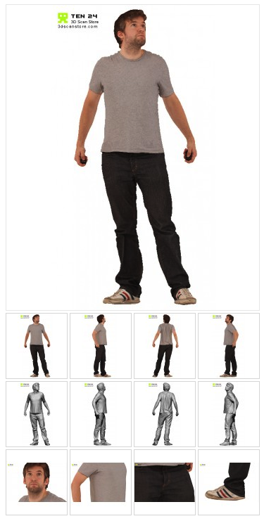 老外3D模型（高精男人模型） Foreigner 3D model - C4D之家 - Snip20130902_9.png