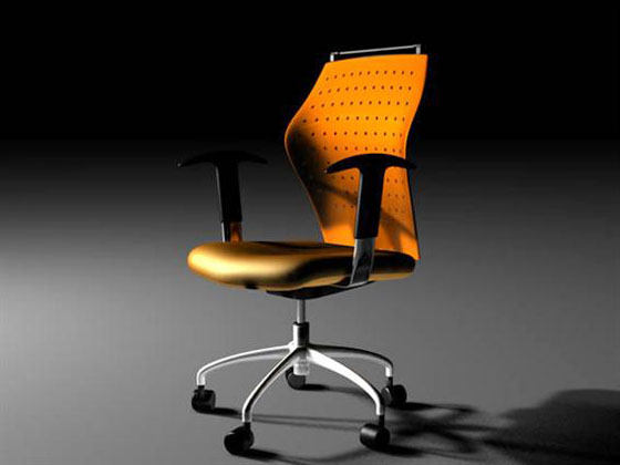 办公椅3d模型 C4D Free Office Chair 3d model - C4D之家 - office-chair-3d-model.jpg