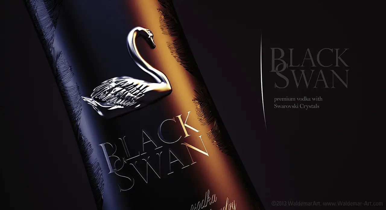C4D国外作品欣赏：Vladimir Bratchenko - C4D之家 - Black-Swan_c.jpg