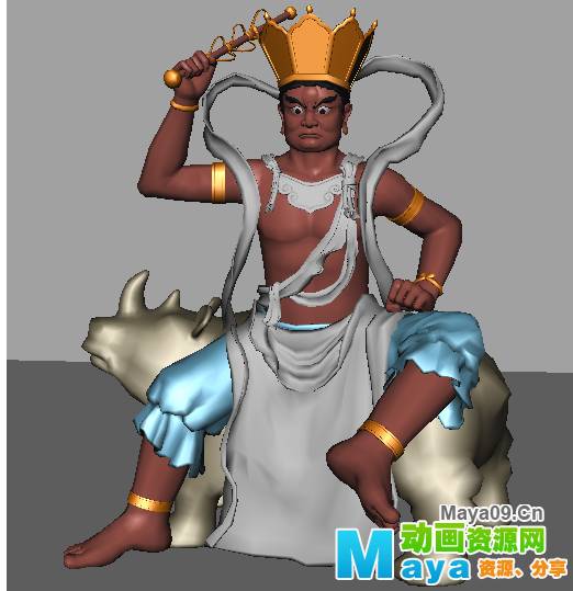 寺庙门神佛像maya模型 - C4D之家 - 222906i4y5z21akr2o66q8.jpg