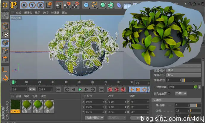 【C4D插件下载】表面绘制笔刷插件（汉化）PaintOnSurface 1.65