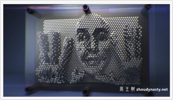 GSG灰猩猩-Model Light And Animate A Pin Sculpture In Cinema 4D 大头针浮雕效果 - C4D之家 - 1-21.png