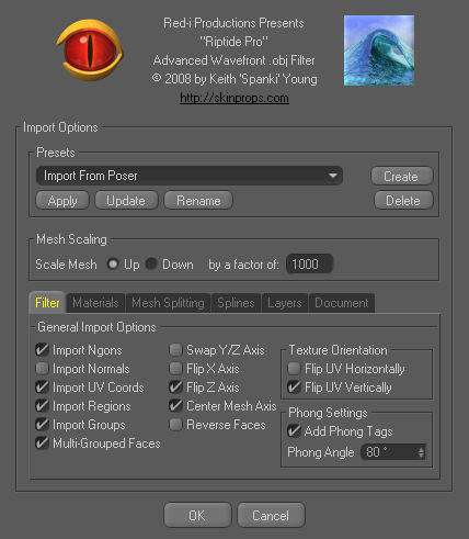 [C4D R15插件]C4D实用进阶OBJ序列导入导出插件 Riptide Pro
