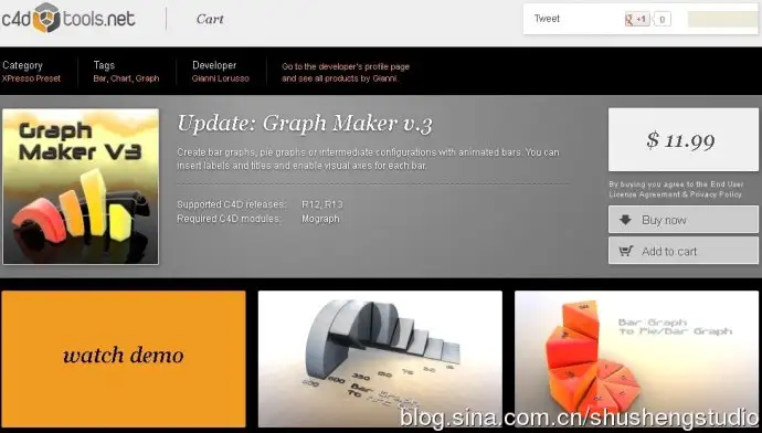 [C4D预设]C4D图表生成器预设Graph Maker v.3 - C4D之家 - showpic-1.jpeg