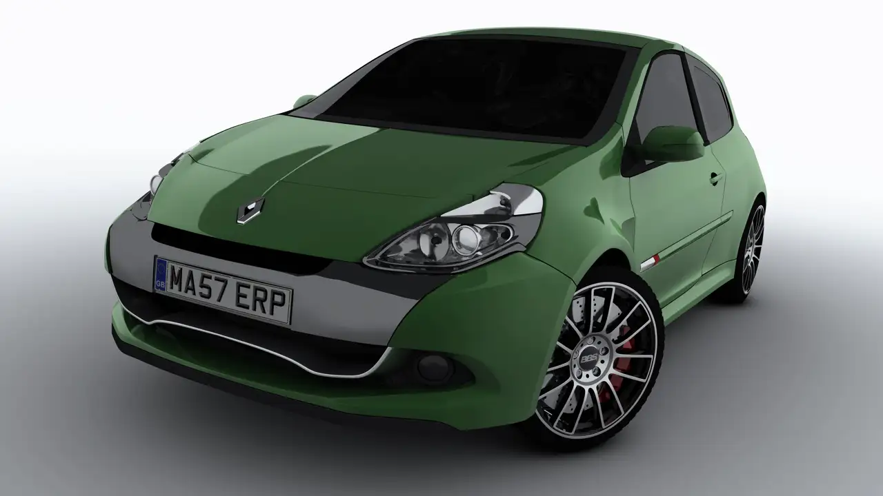 雷诺汽车3D模型 renault car models - C4D之家 - Clio Front Right.jpg