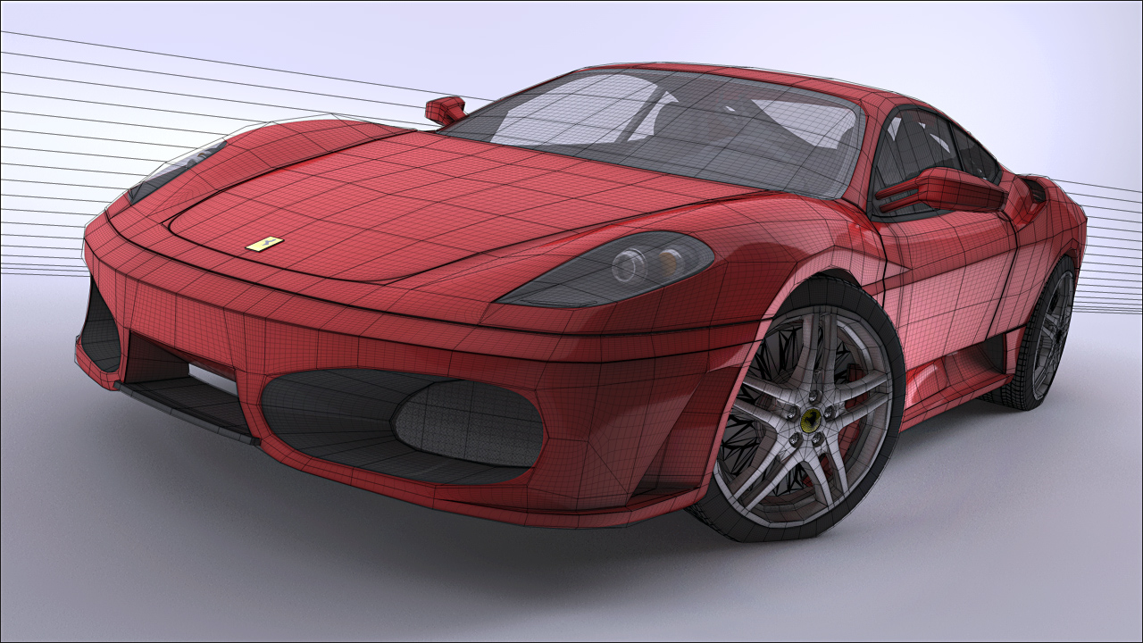 法拉利汽车3D模型 Ferrari F430 car models